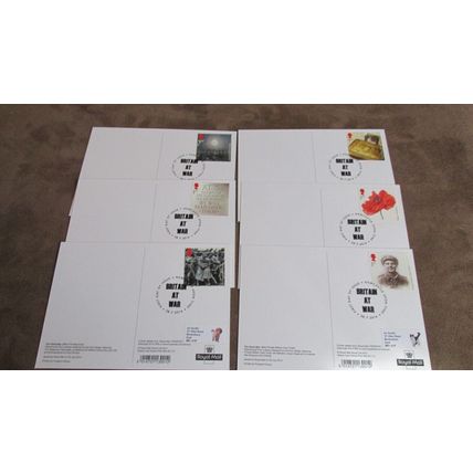 2014 GB PHQ FDC Cover Postcards -The Great War / World War 1
