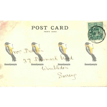 Tintagel, The Valley, Cornwall, Undivided Back Frith's Series Postcard, 1902