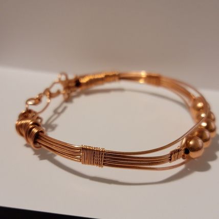 Handmade Copper Wire Cuff Style Bracelet