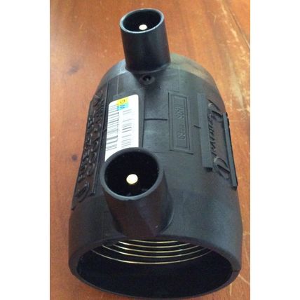 Radius Systems Universal Electrofusion Straight Coupler PE100 - 63mm WAO208