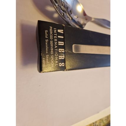Vintage Viners Pierced Serving Spoon