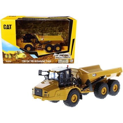 CAT Caterpillar 745 Articulated Truck "Play & Collect!" Series 1/64 Diecast M...