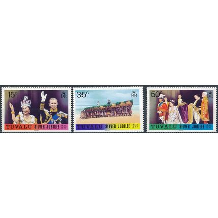 Silver Jubilee - Tuvalu 1977 - MNH - SG 50/2