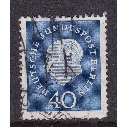 Berlin 1959 President Heuss 40pf Fine Used SG B181 VGC