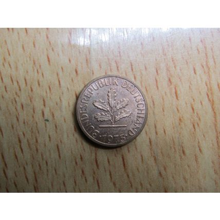 1975j 1 Pfennig Germany Coin