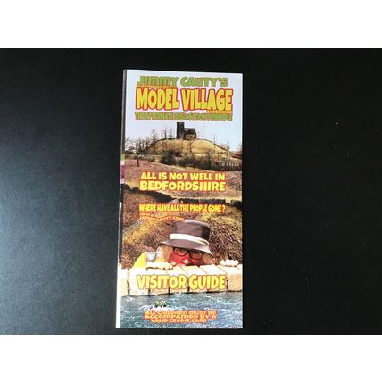 Jimmy Cauty 's ALL IS NOT WELL IN BEDFORDSHIRE MODEL Dismaland Banksy FLYER