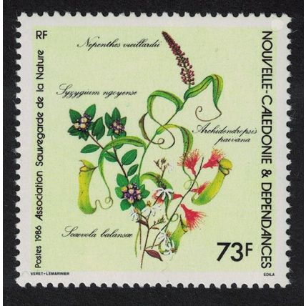 New Caledonia Wild Flowers Association for Nature Protection 1986 MNH SG#797
