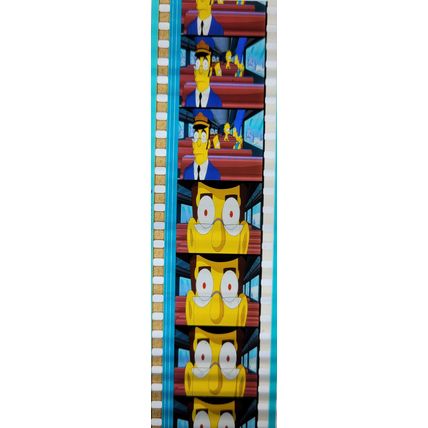 Simpsons Movie. Pk GEB - a007G . 1 STRIP OF 5 - 35MM FILM CELLS