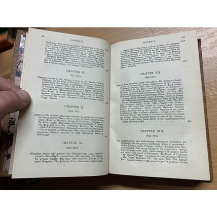 RARE* 1893 "THE LIFE & LETTERS OF LORD MACAULAY" BIOGRAPHY ANTIQUE BOOK (P4)