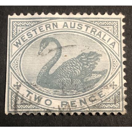 AUSTRALIAN STATES..-western australia SG 096 USED 2d
