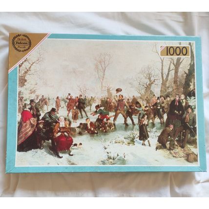 Jigsaw De Luxe 1000 pieces a winters day in st james park Falcon