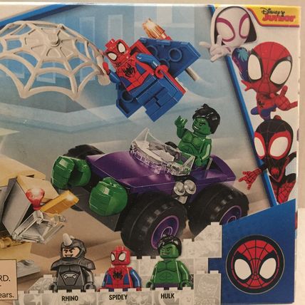 NEW Lego Marvel Spidey Amazing Friends Hulk vs Rhino Truck Showdown Set #10782