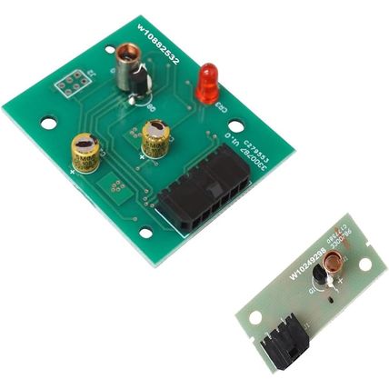 W10898445 Refrigerator Ice Level Control Emitter and Receiver LED Light Board Co