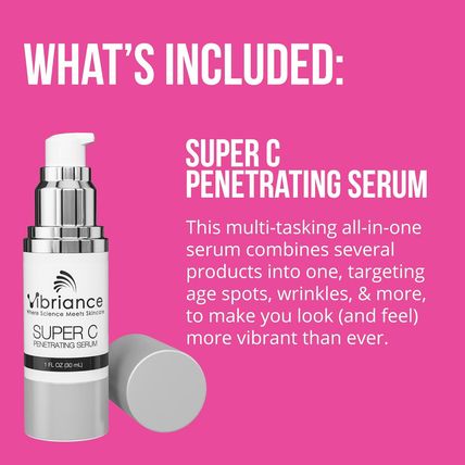 Vibriance Dynamic Duo Skincare Bundle | Super C Vitamin Serum, Retinol Skin Care