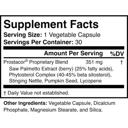 Natural Prostate Support Supplement - Non-Gmo, Vegan, Gluten-Free