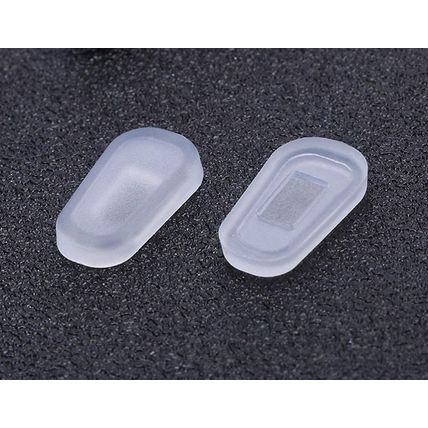 5 Pairs Slip-On Nose Pads Covers,Soft Silicone Eyeglasses Nosepads Anti-Slip Gla