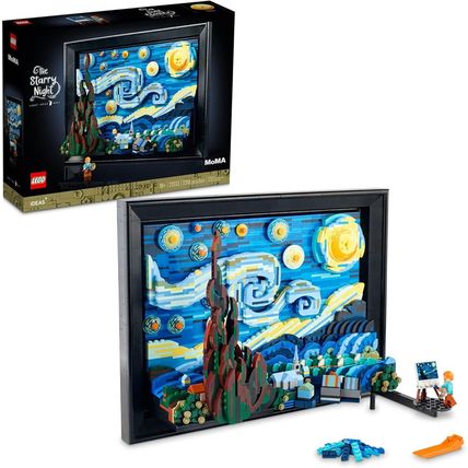 LEGO Ideas Vincent Van Gogh the Starry Night - 3D Puzzle Building Set for Adults