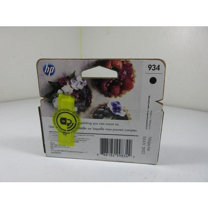 HP 934 Black Ink Cartridge Exp. May 2022 for 6810 6815 6230 6830 6835 OEM
