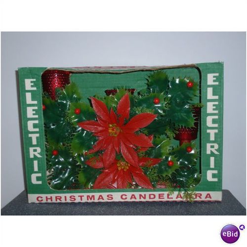 Vintage American Christmas Lighting Electric Christmas Candelabra
