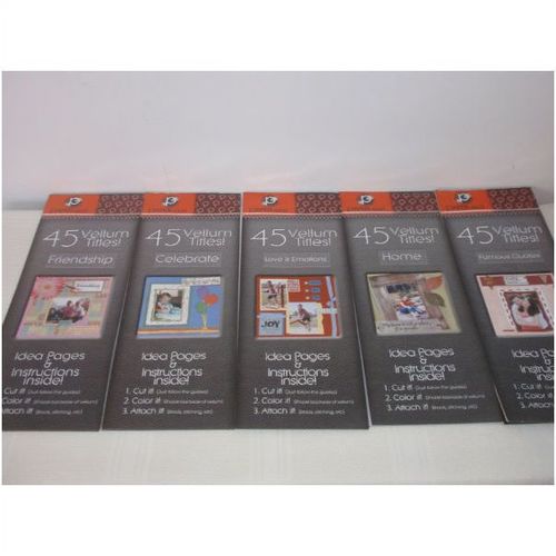 4 Packages of Holiday Magic Scraps Adhesive Rub-Ons for Scrapbooking