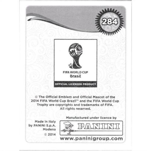 2014 Panini World Cup Soccer Stickers - #284 - Cristian Gamboa