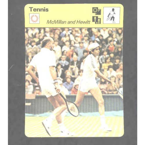 1978 Sportscaster Card McMILLIAN & HEWIT, Australia/S Africa EXC Dbl Act