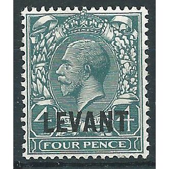 British Levant 1921 L20 4d Grey-Green Mounted Mint.....