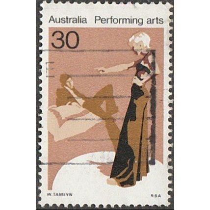 Australia 1977 30c Value. Performing Arts. Drama Fine Used
