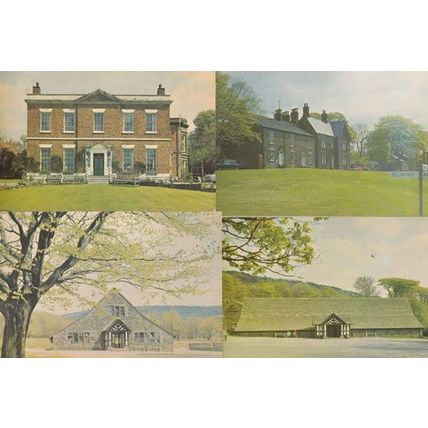 Rivington Hall Village Green Barn 4x Postcard