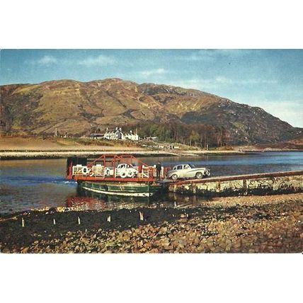BALLACHULISH FERRY Postcard (J. Arthur Dixon 3701)
