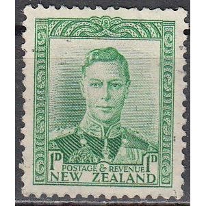 New Zealand 1938 Michel 239 O Cote (2005) 0.30 Euro Roi George VI