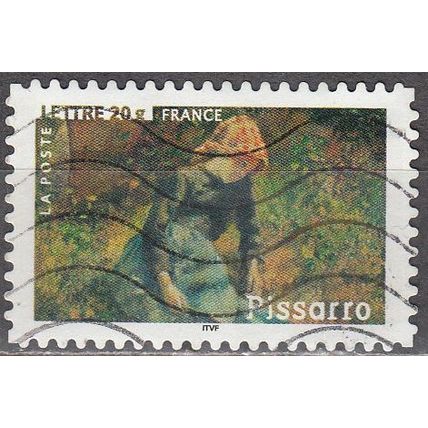France 2006 Michel 4034IAA O Cote (2008) 1.10 € Camille Pissarro La bergère
