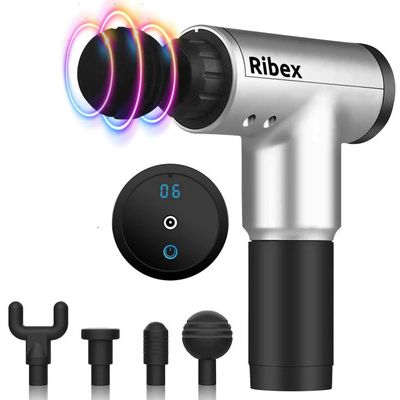 Ribex Pro Massage Gun With 4 Attachable Heads[ ]