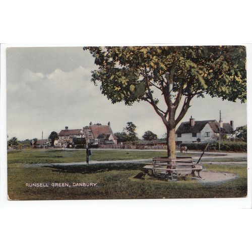 Runsell Green Danbury Postcard Essex D8