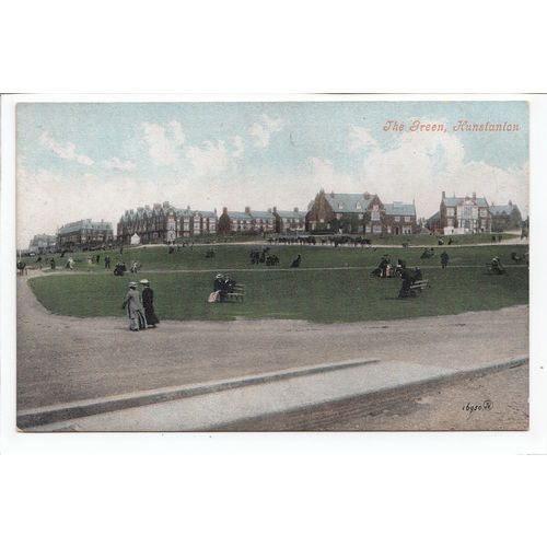 The Green Hunstanton Norfolk Postcard 16950
