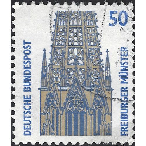 GERMANY, Freiburg Minster, blue 1987, 50pf, #6