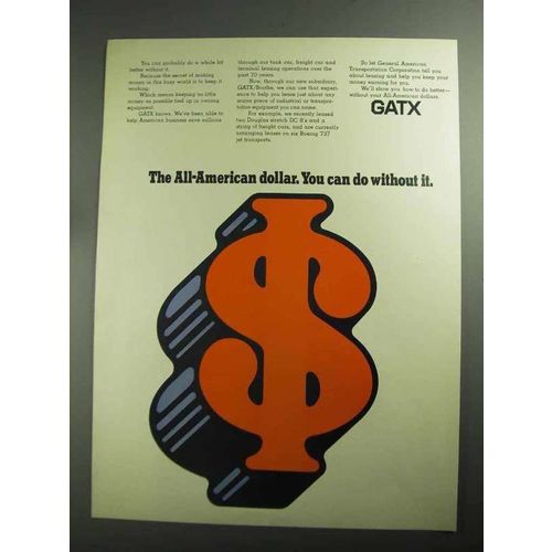 1968 GATX Ad - The All-American Dollar