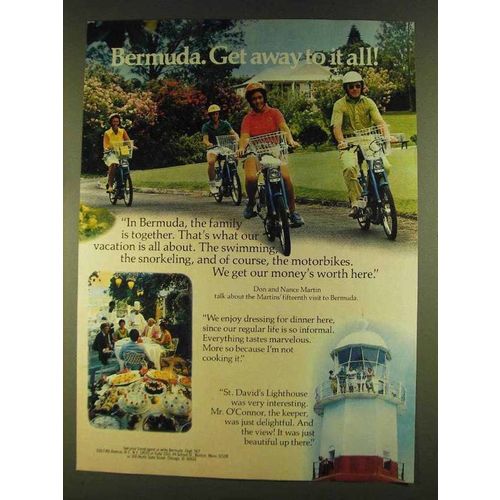 1980 Bermuda Tourism Ad - Get Away to It All