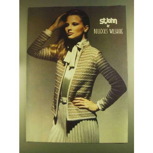 1980 St. John for Bullocks Wilshire Fashion Ad