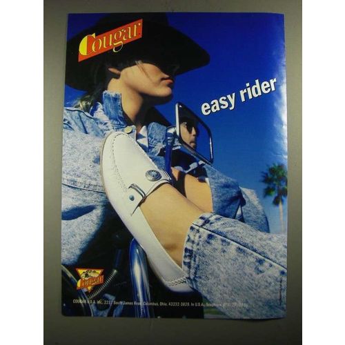 1987 Cougar Shoes Ad - Easy Rider