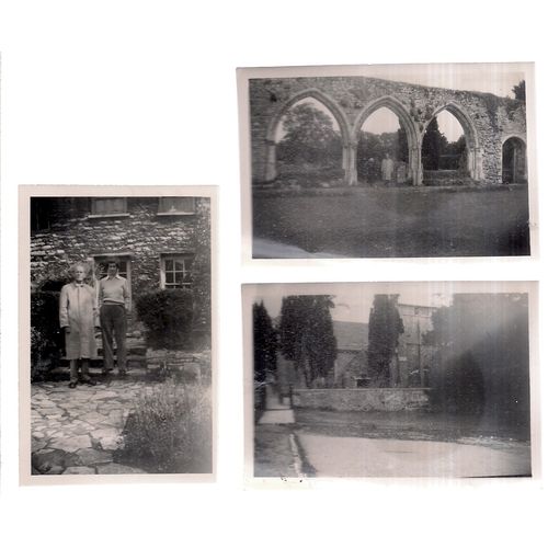 3 x vintage photographs, 1941.. BEAULIEU, STUDLAND CHURCH, & POOLE. 88 X 60 mm =