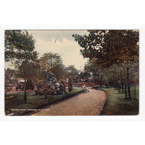 Recreation Ground Bloxwich Postcard Staffordshire