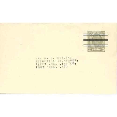 Canada #P75a Postal Card George VI USED Precancelled