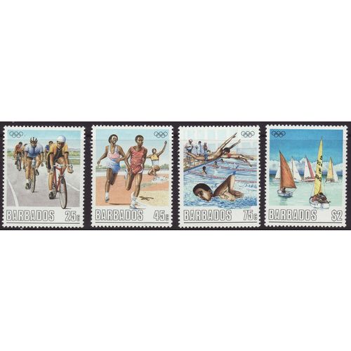 Barbados 1988 SG 863-6 UMM - Sport/Olympics (D-256)