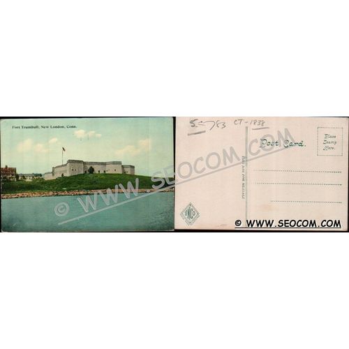 CT New London Postcard Fort Trumbull ct_box4~1838