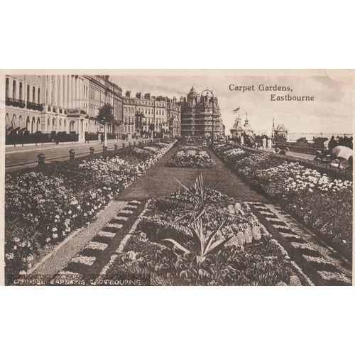 Carpet Gardens, Eastbourne Sussex Postcard (SX77534)