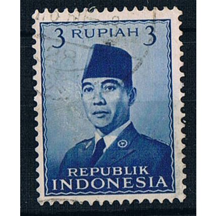 Indonesia 1951 SG635 INDO8 President Sukamo 3r Used Stamp