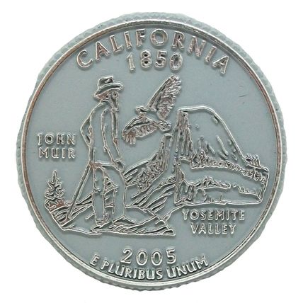 California State Quarter Fridge Magnet