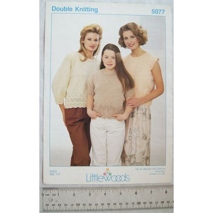 Vintage: Littlewoods 5077 sweater & top, DK