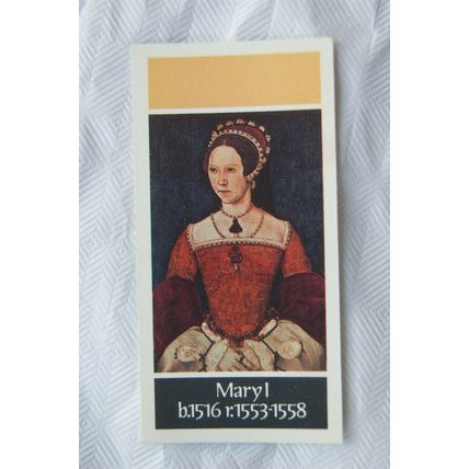 1977 Craven Black Cat Kings & Queens of England No. 30 Mary I